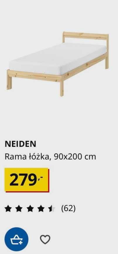 NEIDEN bed frame and bed base