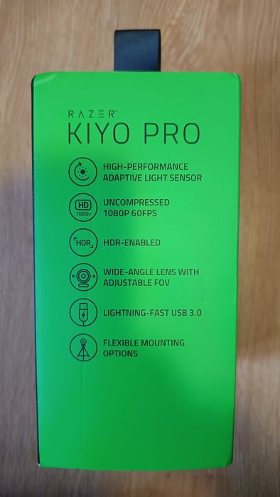 Webcam Razer Kiyo Pro Full HD 1080p — Usada 1x, impecável com caixa