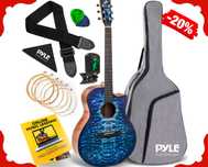 Nowa GITARA Akustyczna 4/4 Z Akcesoriami Zestaw Początkujący XL (-25%)