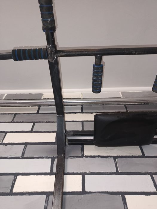 Настенный турник 3 в 1. Брусья, тренажёр на пресс, турник