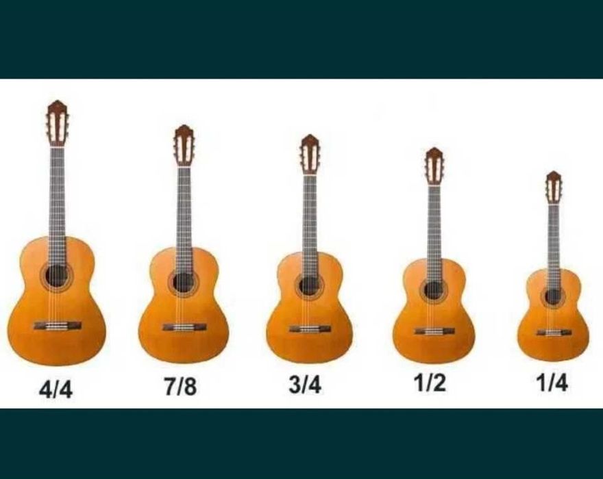 guitarras clássicas criança tamanho 3/4 ou 1/2