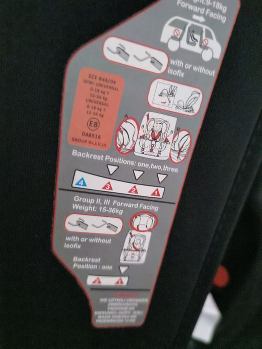 Автокрісло Lionelo  0-36 kg кріплення ізофікс