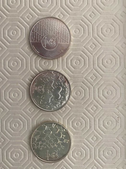 Moedas comemorativas Euro 2004 - prata