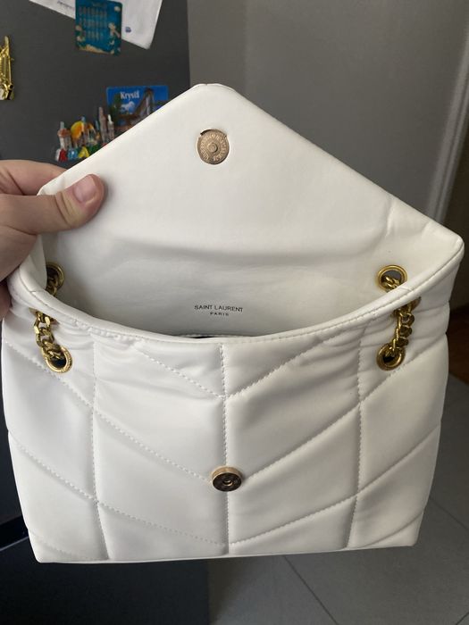 YSL saint laurent torebka skóra naturalna premium