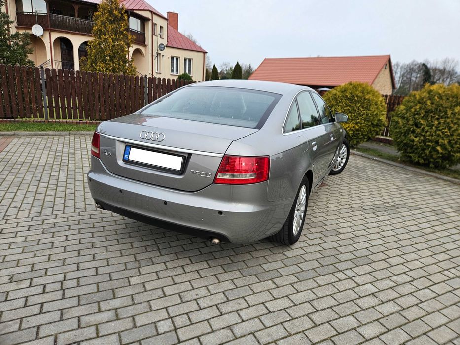 Audi A6 C6 - 2005r. - 3.0 TDI 211Km Quattro - Skóry - Szyber - Alu