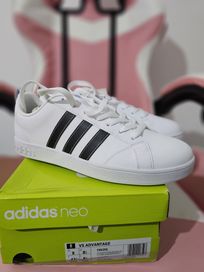 Buty nowe Adidas advantage Eu 42⅔ białe elegancja na sportowo ladne