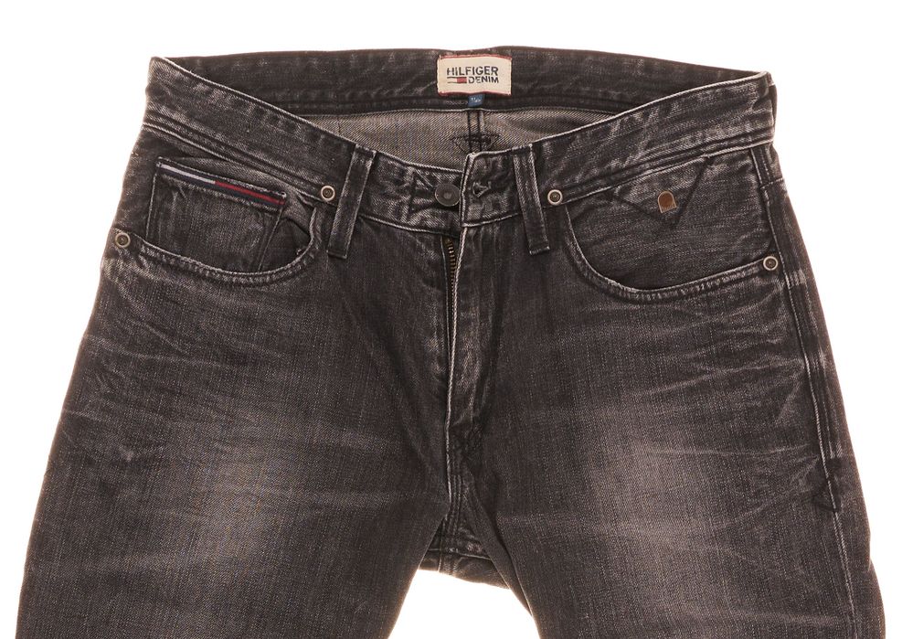 Spodnie Tommy Hilfiger Ryan Harlow Black W31 L32 Męskie Jeans Slim