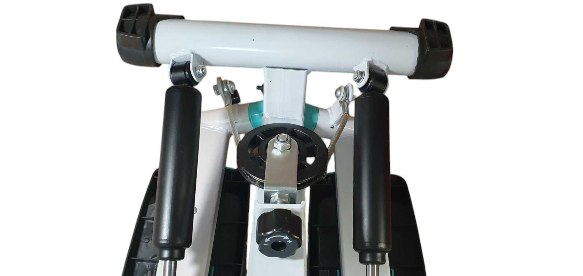 Stepper skrętny z linkami Rebel RBA-3226 + kółko do ćwiczeń brzucha