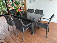 Conjunto de jardim magnífico e impecável