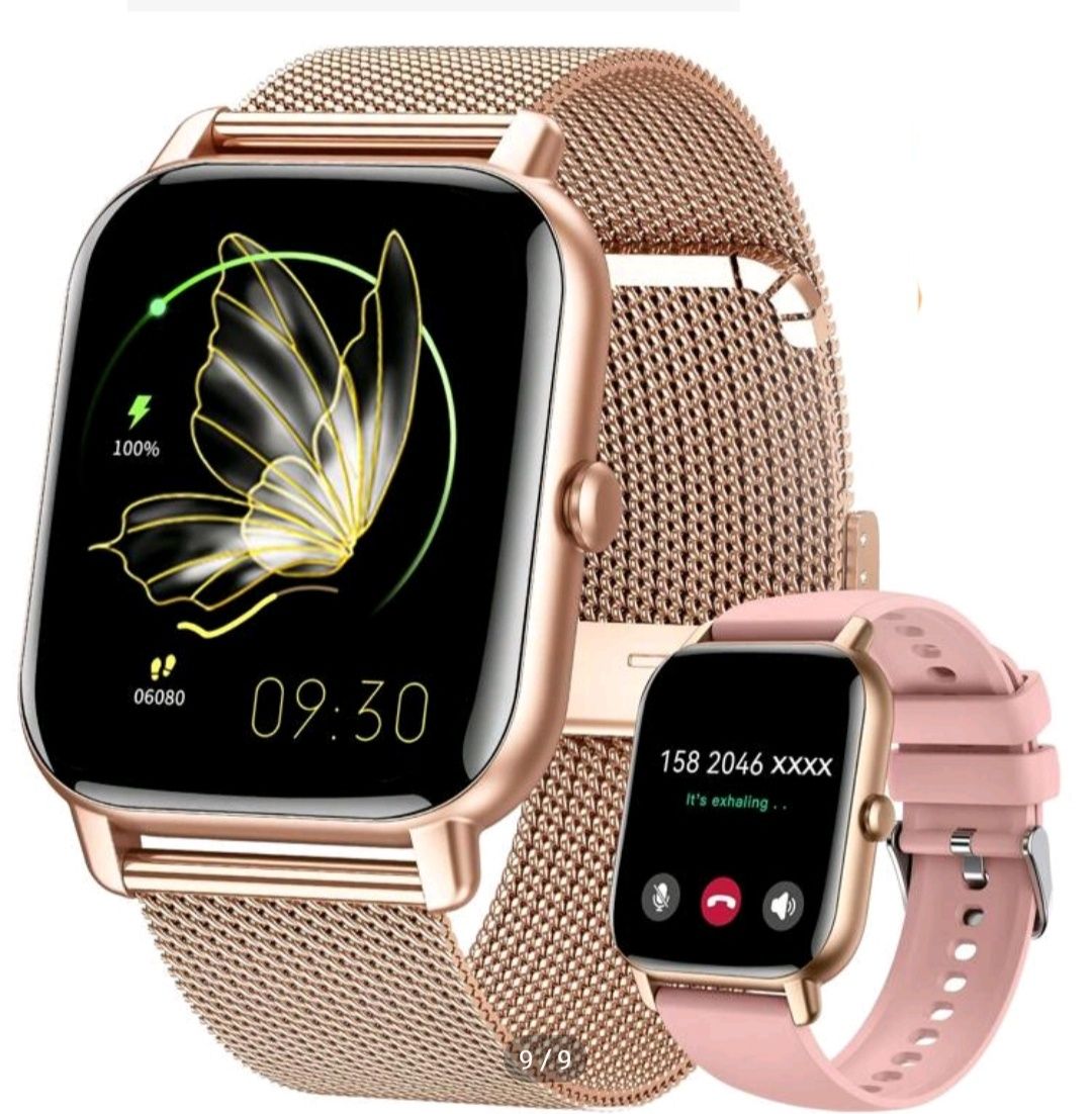 Nowy smartwach 2 bransoletki polskie menu