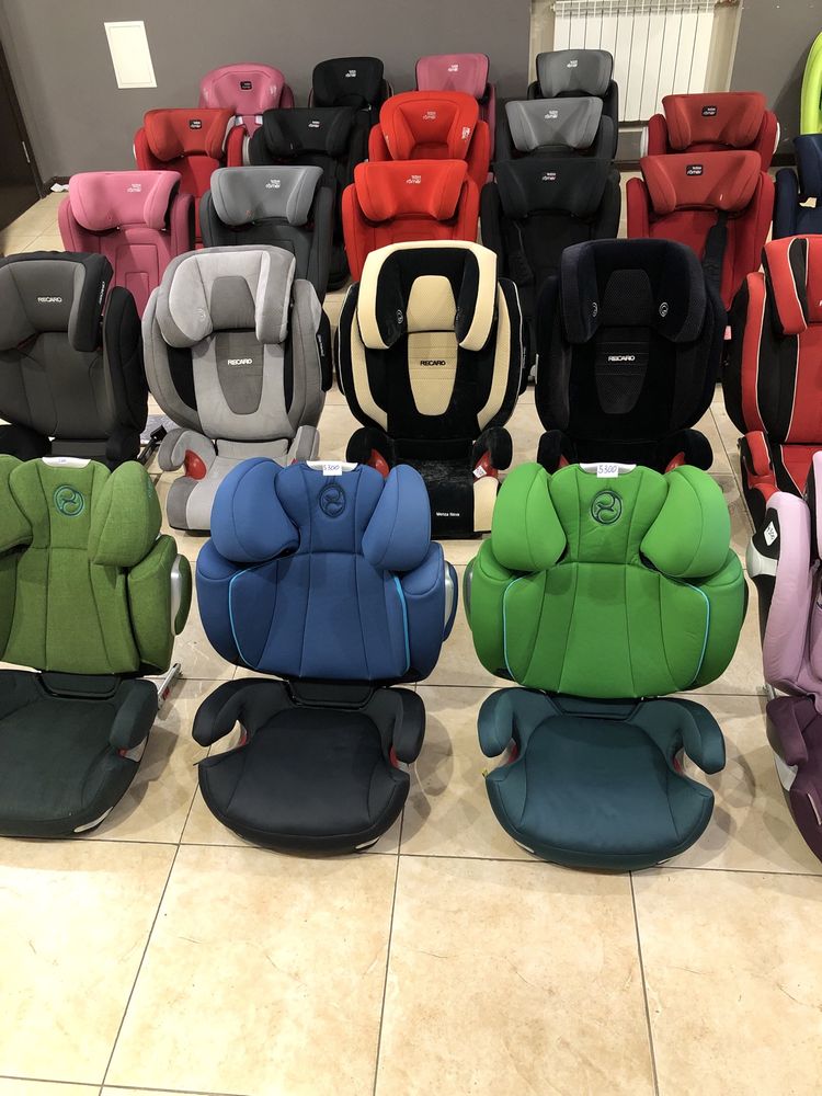 Автокрісло Britax Romer Recaro Cybex Бустер 15-36 9-36 Isofix