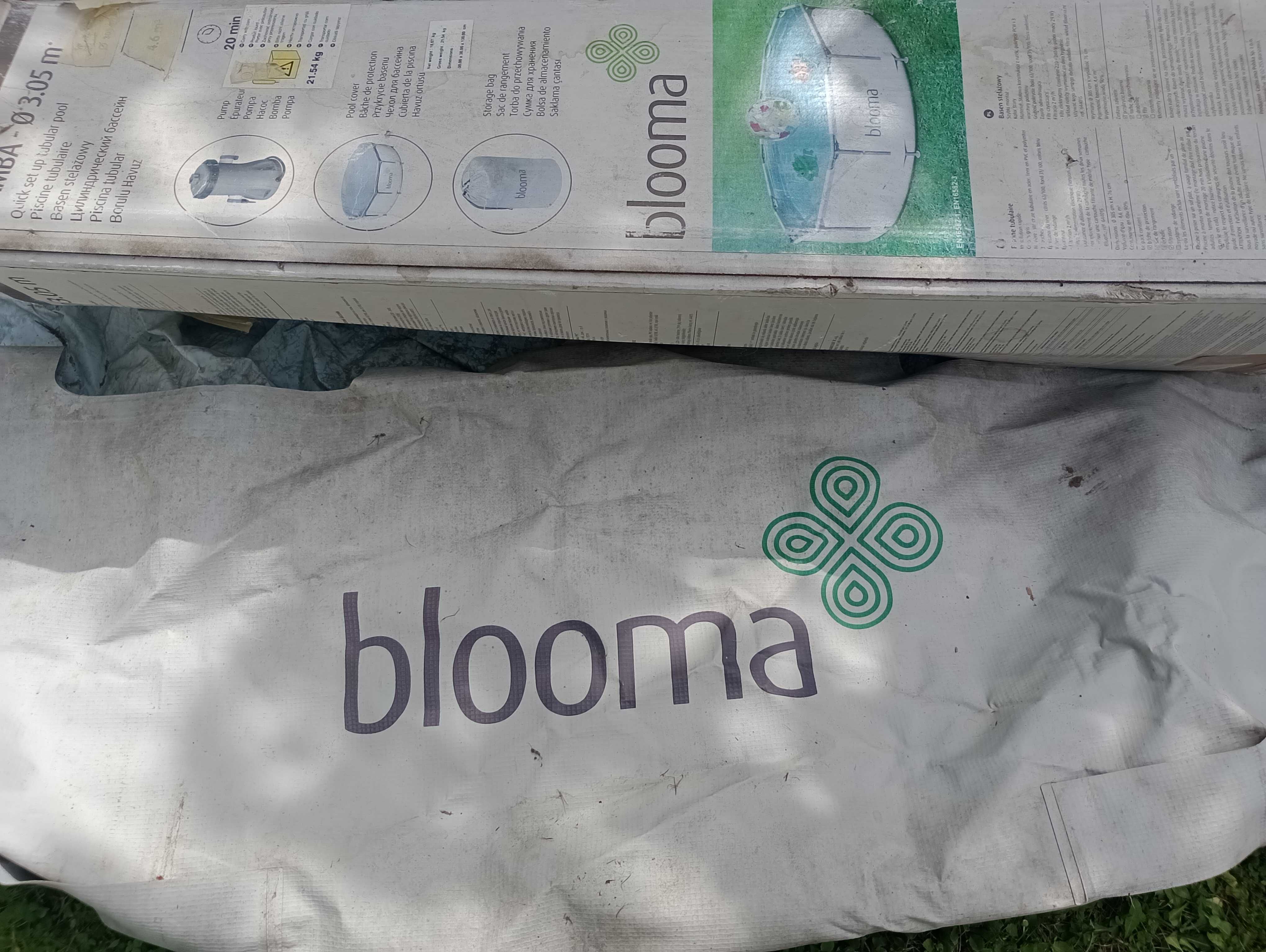 Basen blooma 3,05m 3m pokrowiec akcesoria chlor