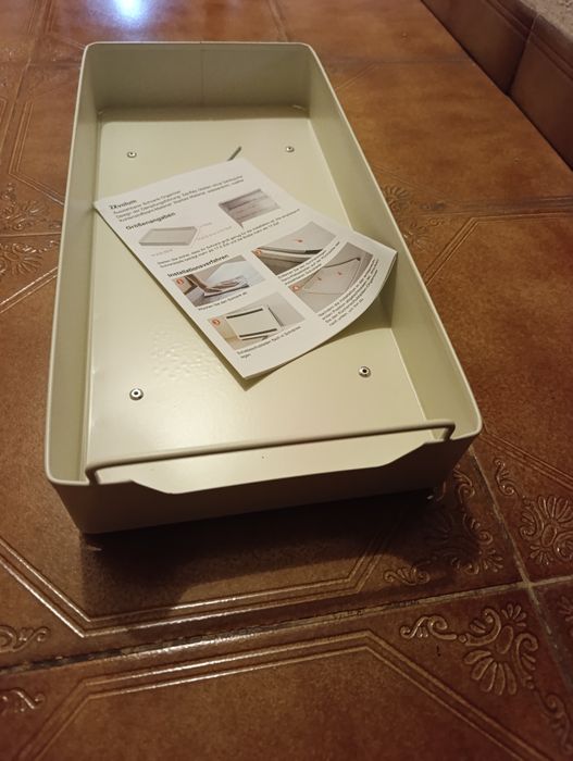 Gaveta extensível em aluminio