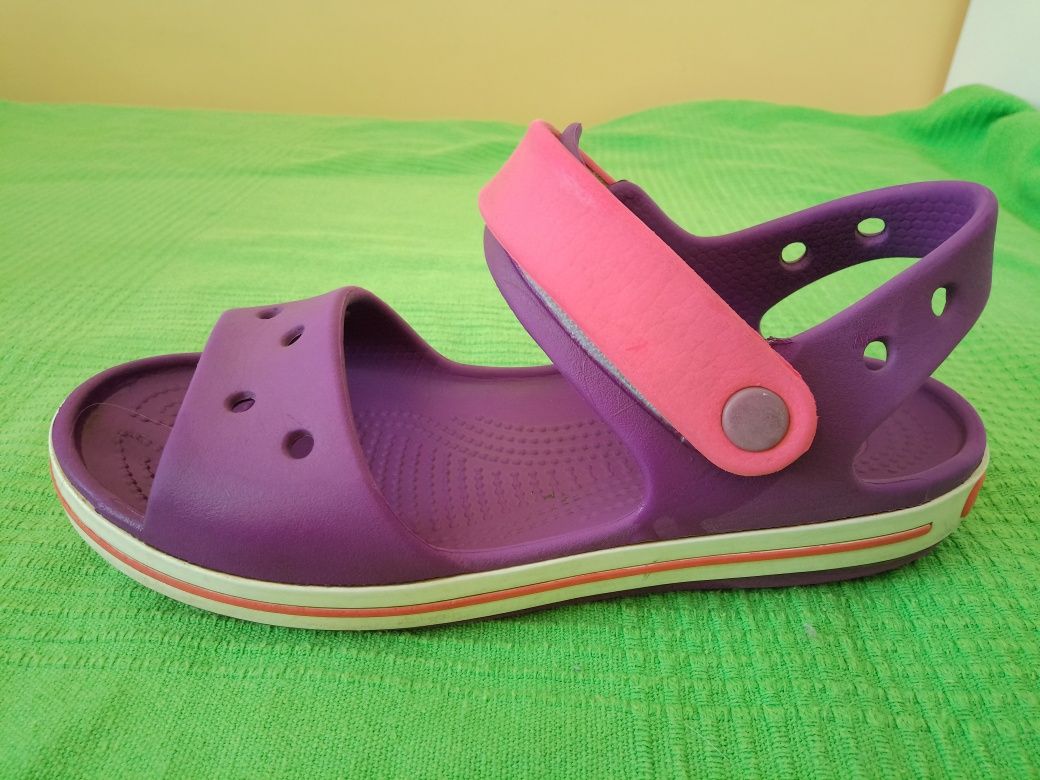 Crocs fioletowe J2 22cm dziewczęce