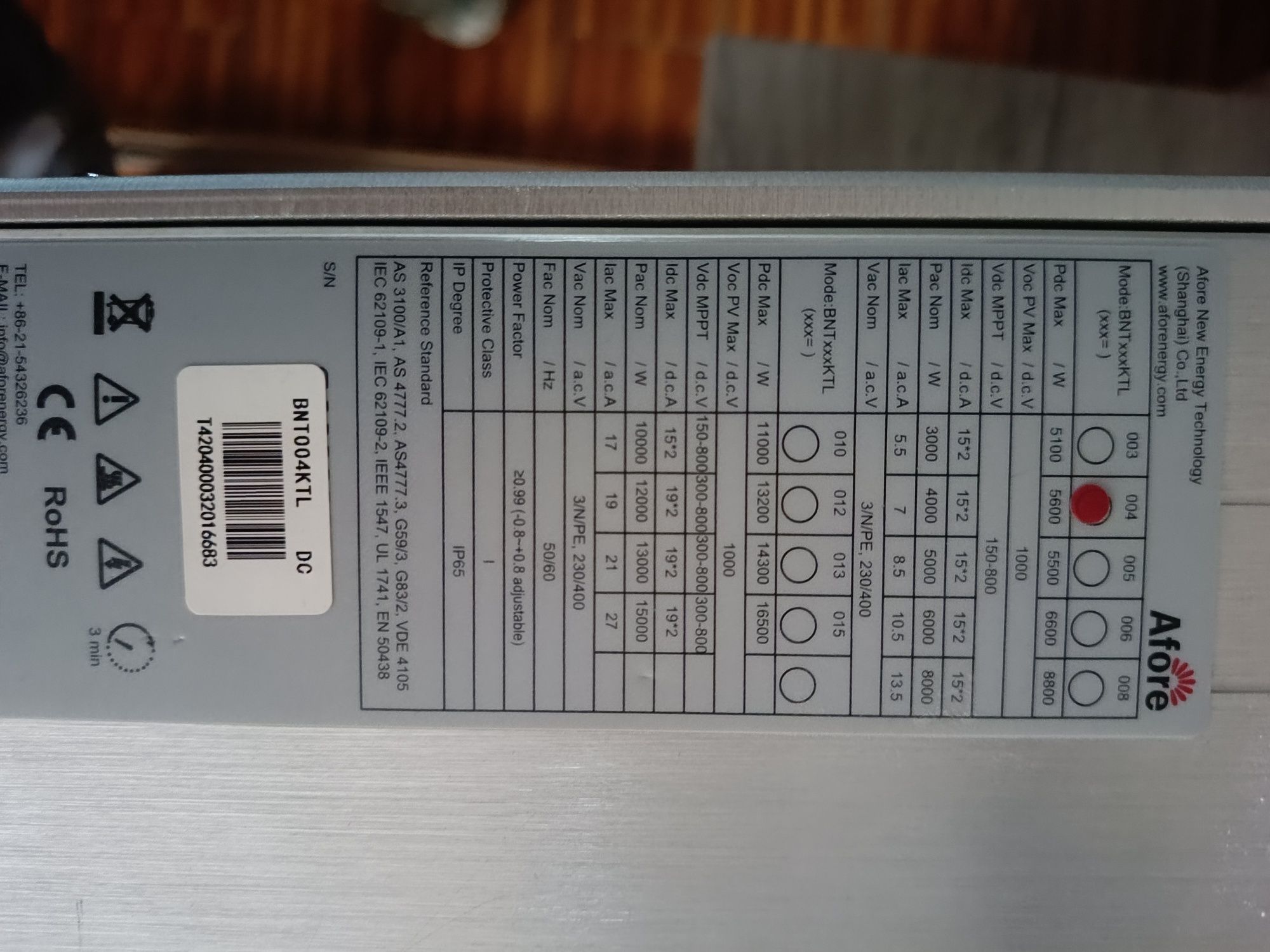 Falownik Afore 5kW