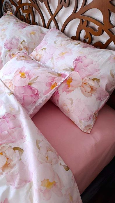 Постіль 100% бавовна Євро, сімейний постільна білизна