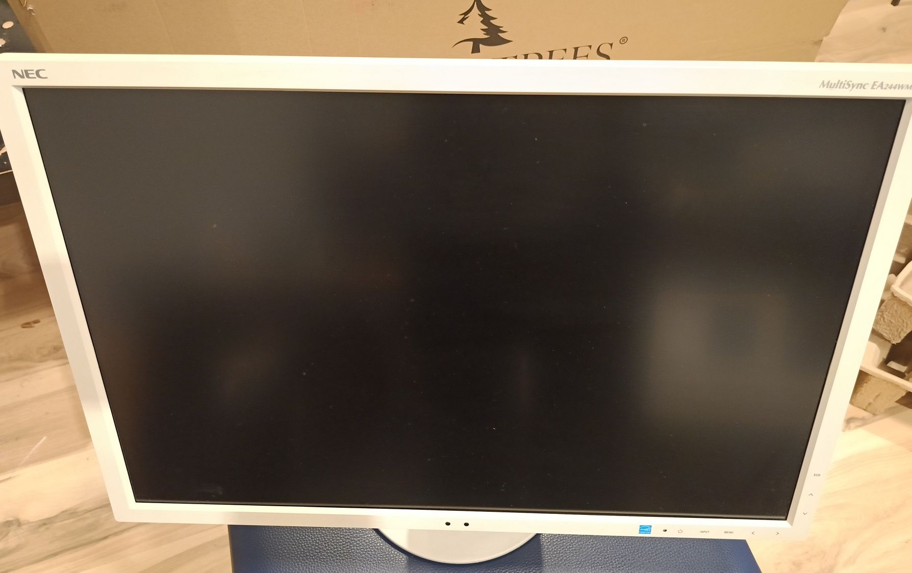 Monitor NEC MultiSync EA244WMi, 24", LED, IPS, 1920x1200 DVI/VGA/HDMI/