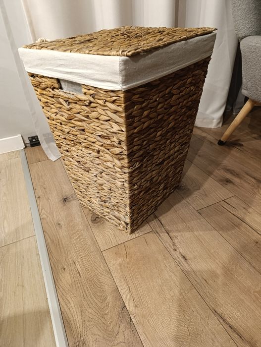 Kosz na pranie wiklinowy