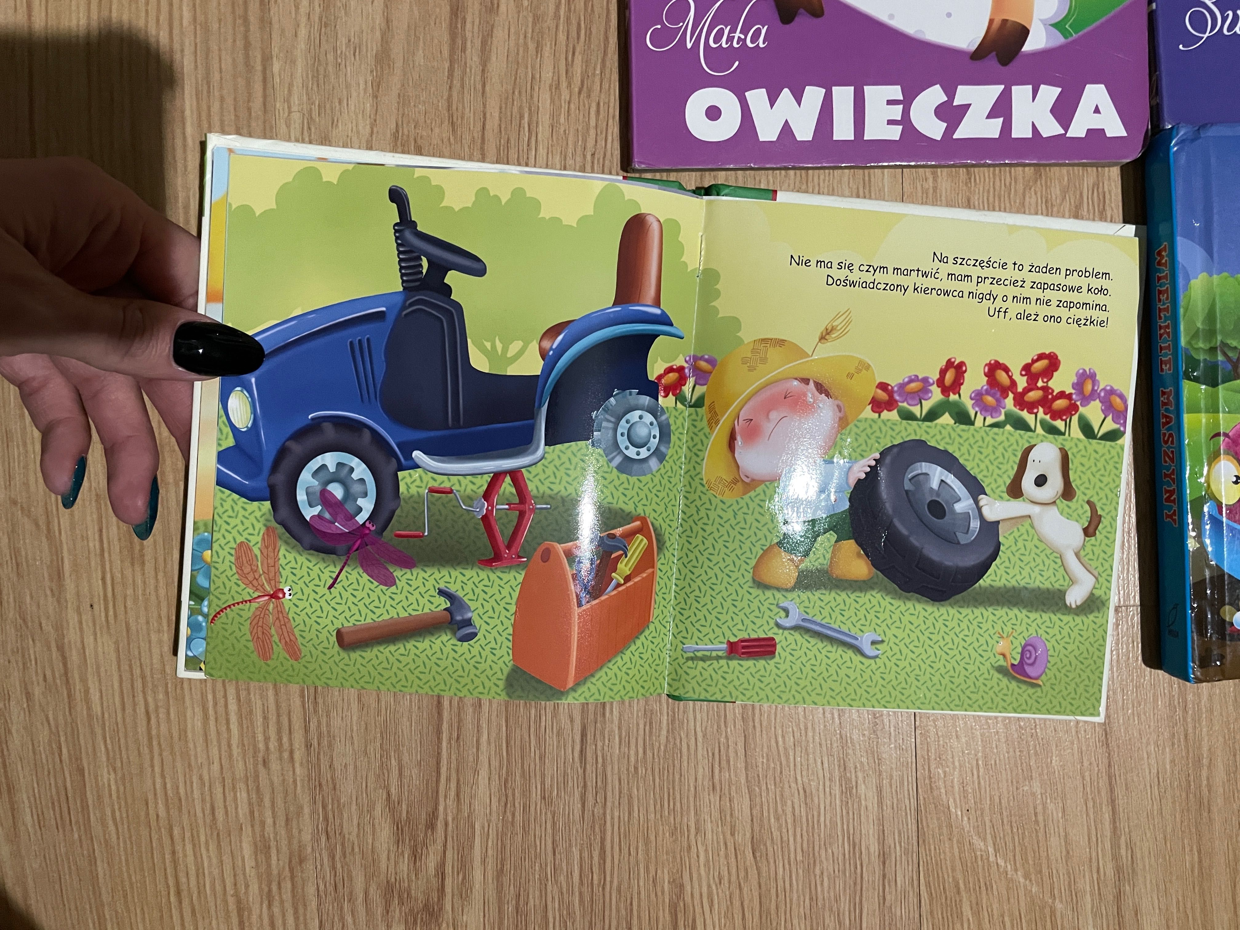 Pierwsze książeczki obrazkowe książeczka traktor Mikołaj edukacyjne