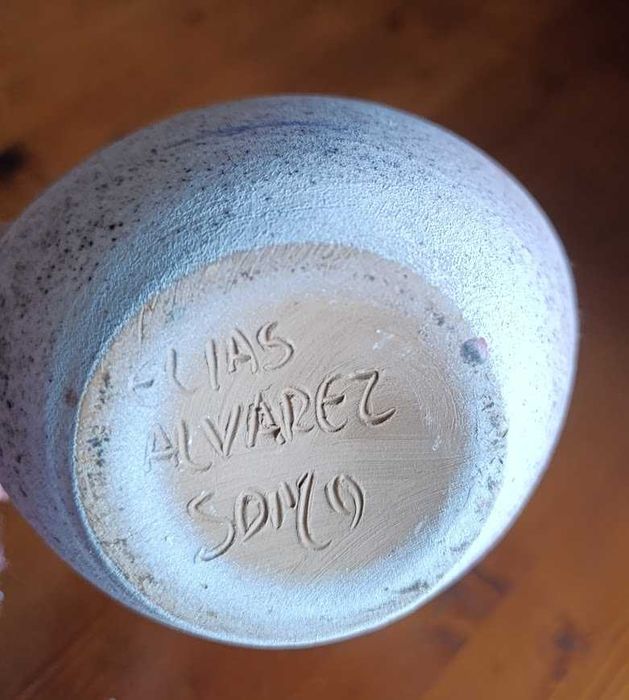 Jarra artesanal decorada