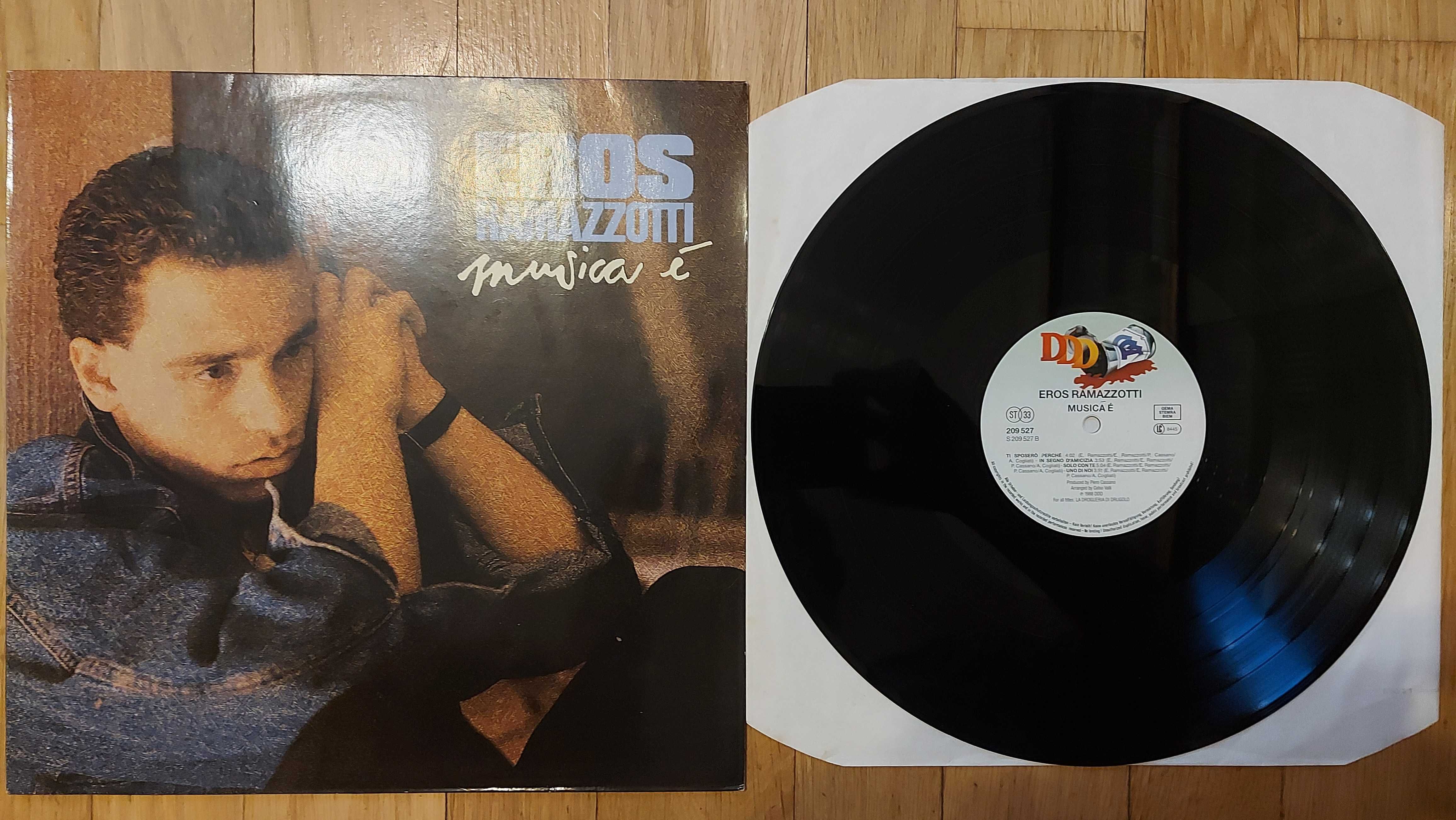 Eros Ramazzotti ‎ Musica È  EU 1988  (EX/NM-) + inne tytuły