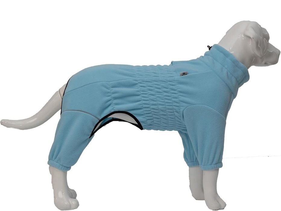 Kurtka Ubranko dla Psa Kamizelka Polarowa Ciepła na Zimę Niebieska M