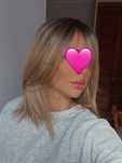 Blond peruka gradient grzywka włosy złote brąz odrost nowa