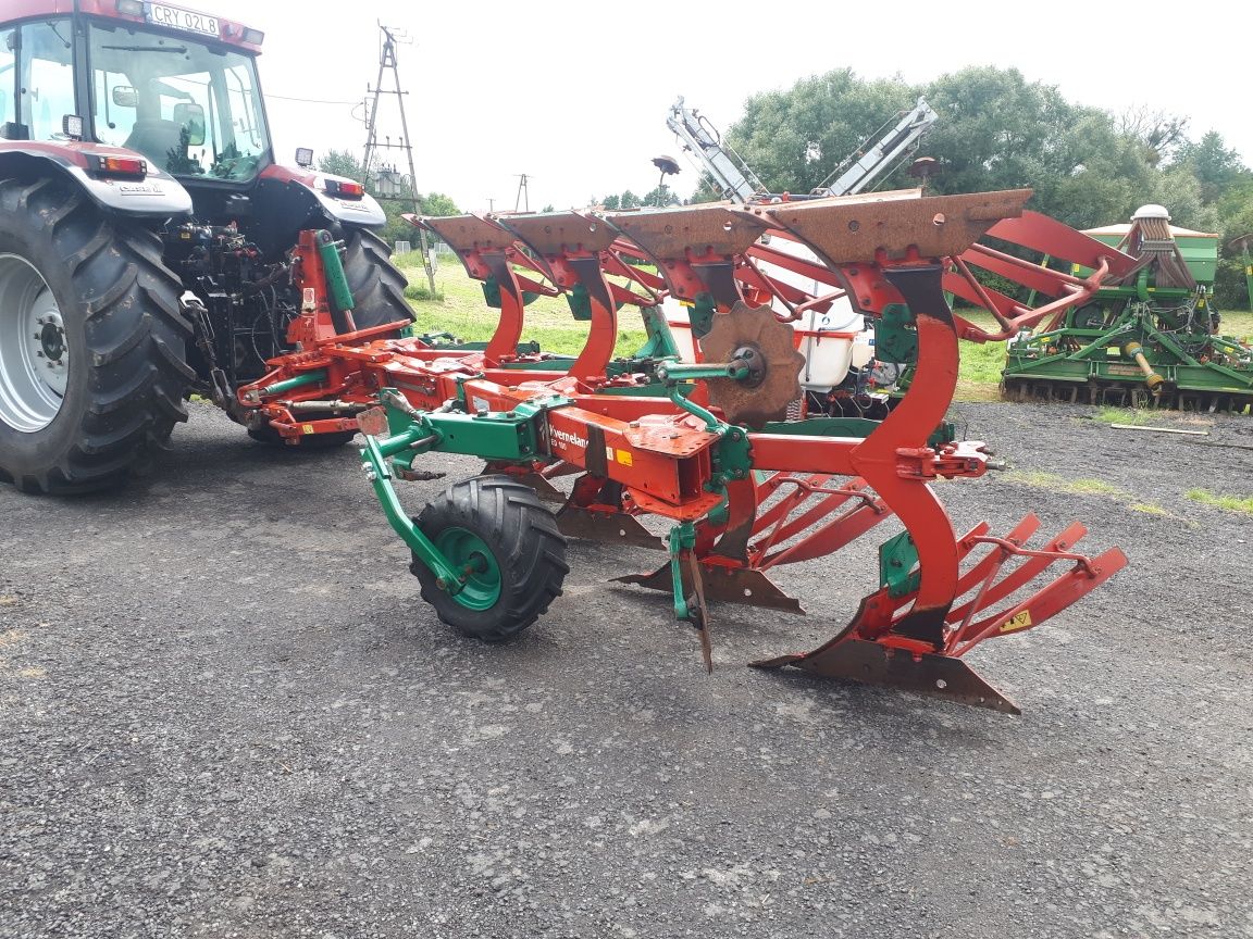 Pług Kverneland ed 100 4 skibowy sprowadzony.