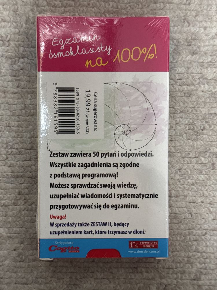 Fiszki ósmoklasisty Matematyka