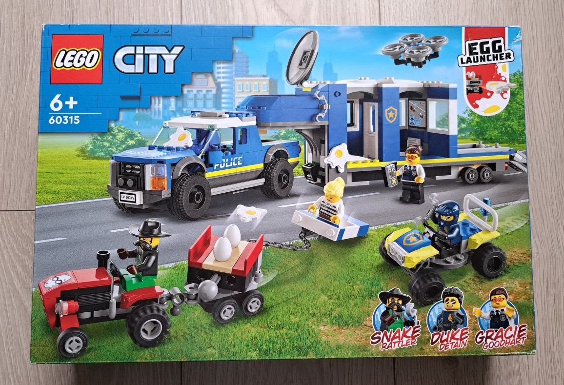 LEGO City 60315 Mobilne centrum dowodzenia policji