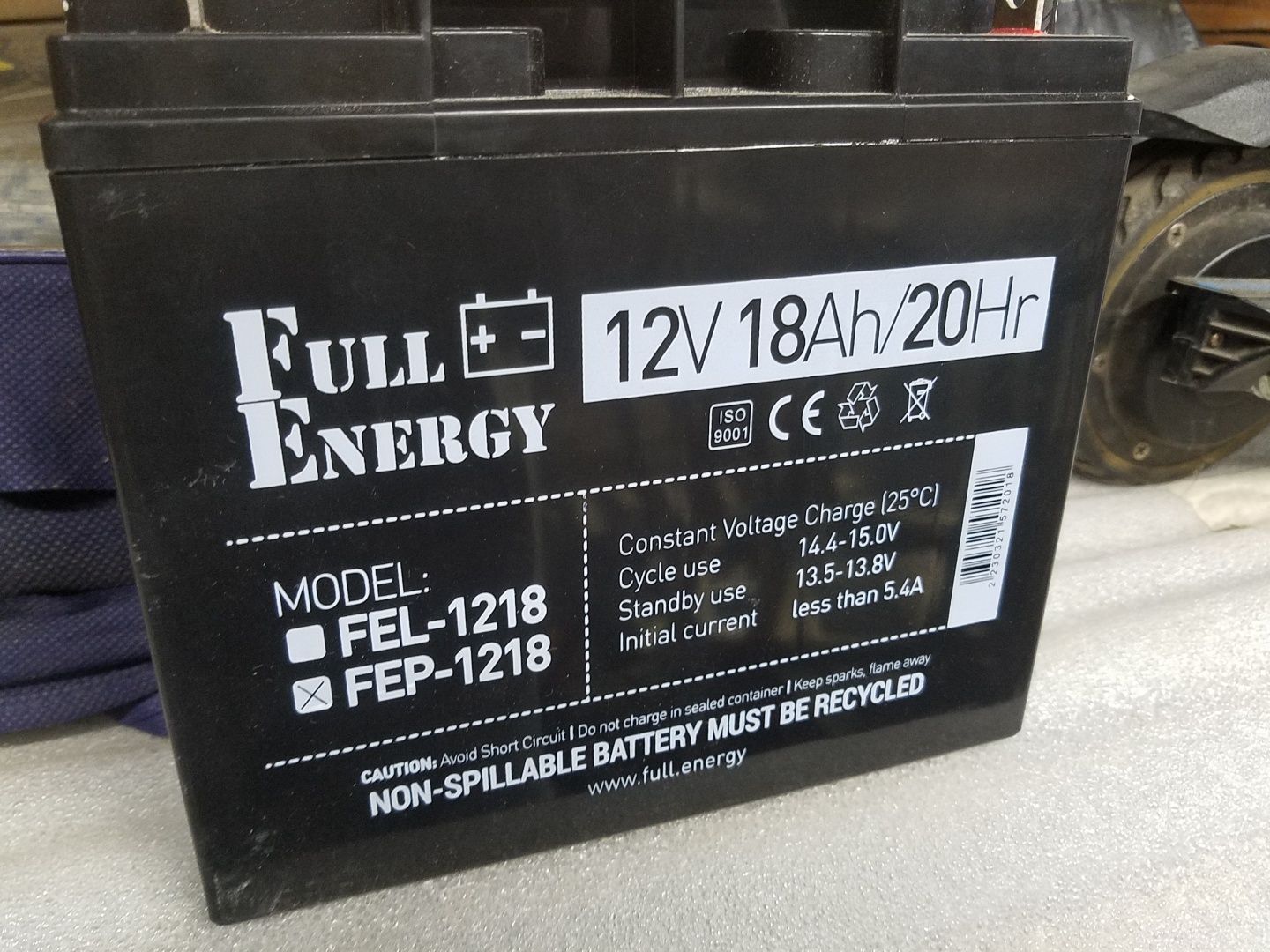 Нові Гелеві аккумулятори 12В 18Ач Full Energy
