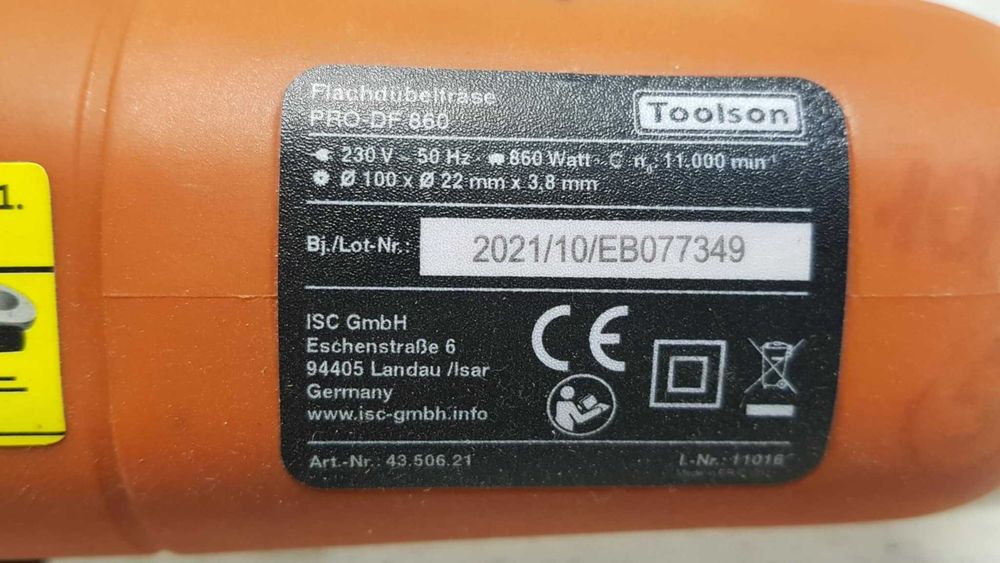 Lamelownica Toolson PRO-DF 860 Frezarka do połączeń 860W