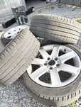 BMW styling 44 felgi rozmiar 17 oryginalne z oponami