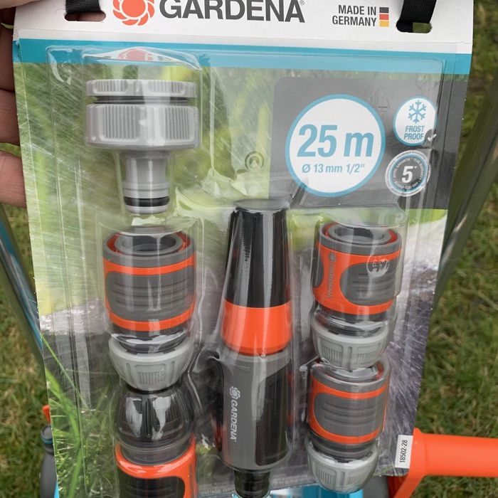 Шланг морозостійкий 25 м gardena на котушці- вічний катушка шланг поли