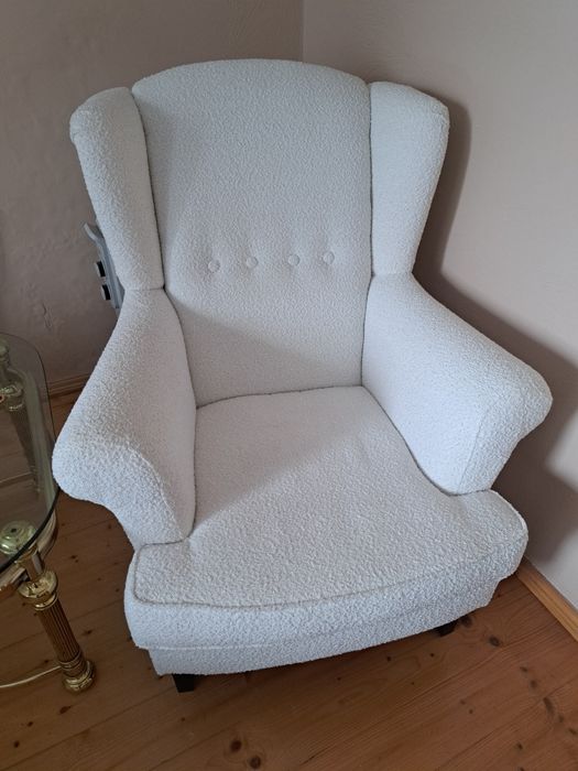 Nowy fotel + pufa