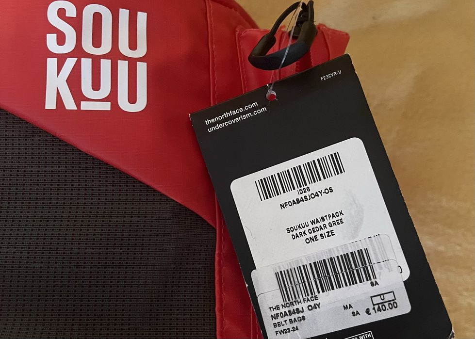 Nerka The North Face Undercover Sou Kuu, 12l, Czerwono-zielona