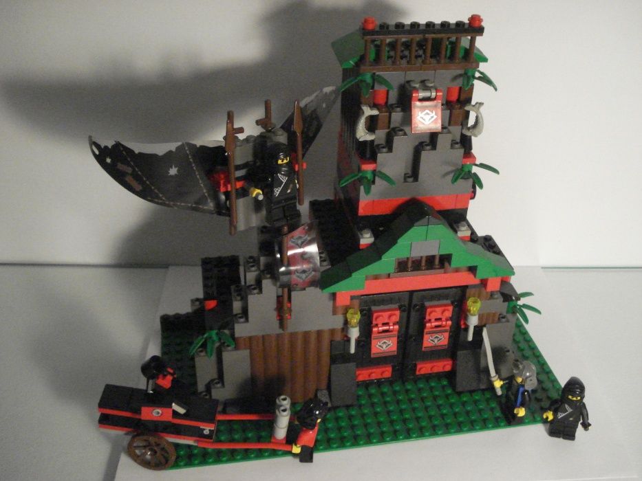 Zamek LEGO 6088 SYSTEM klocki INSTRUKCJA ninja rycerz castle 1998 W-wa