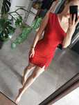 Czerwona sukienka Shein M