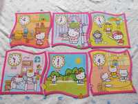 Puzzles com duas peças hello kitty