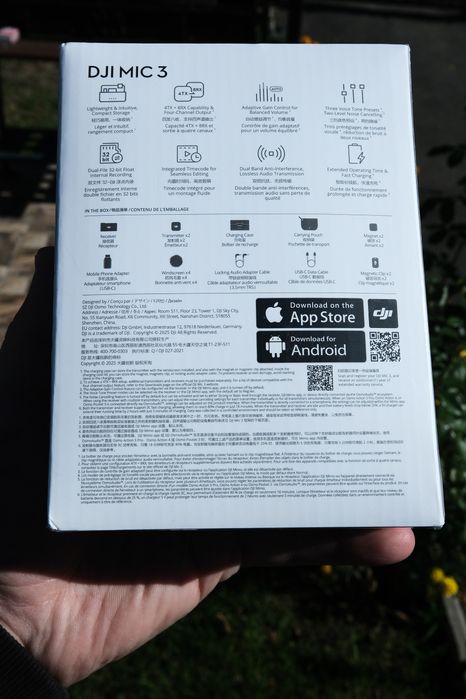 Dji mic 3 мікрофони