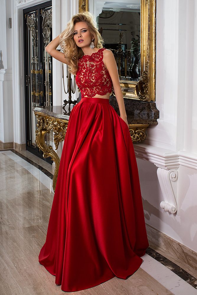 Випускна/вечірня червона сукня (плаття) бренду «Oksana Mukha»