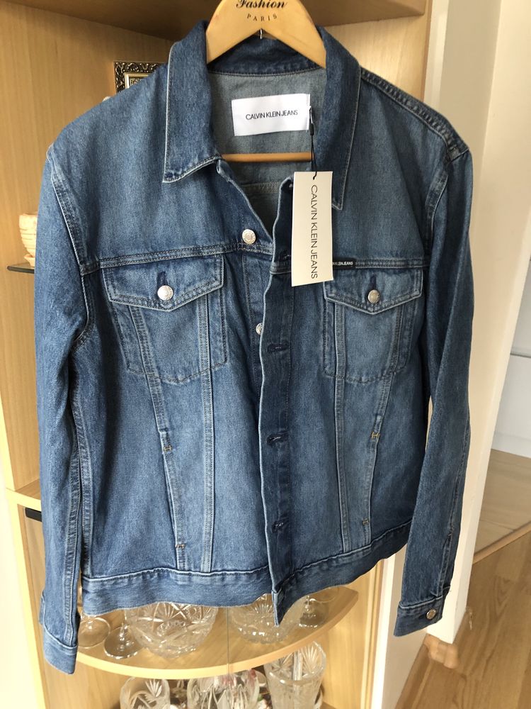 Calvin Klein джинсовая мужская куртка L