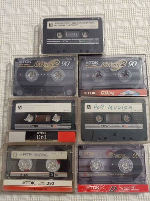 Cassetes várias marcas