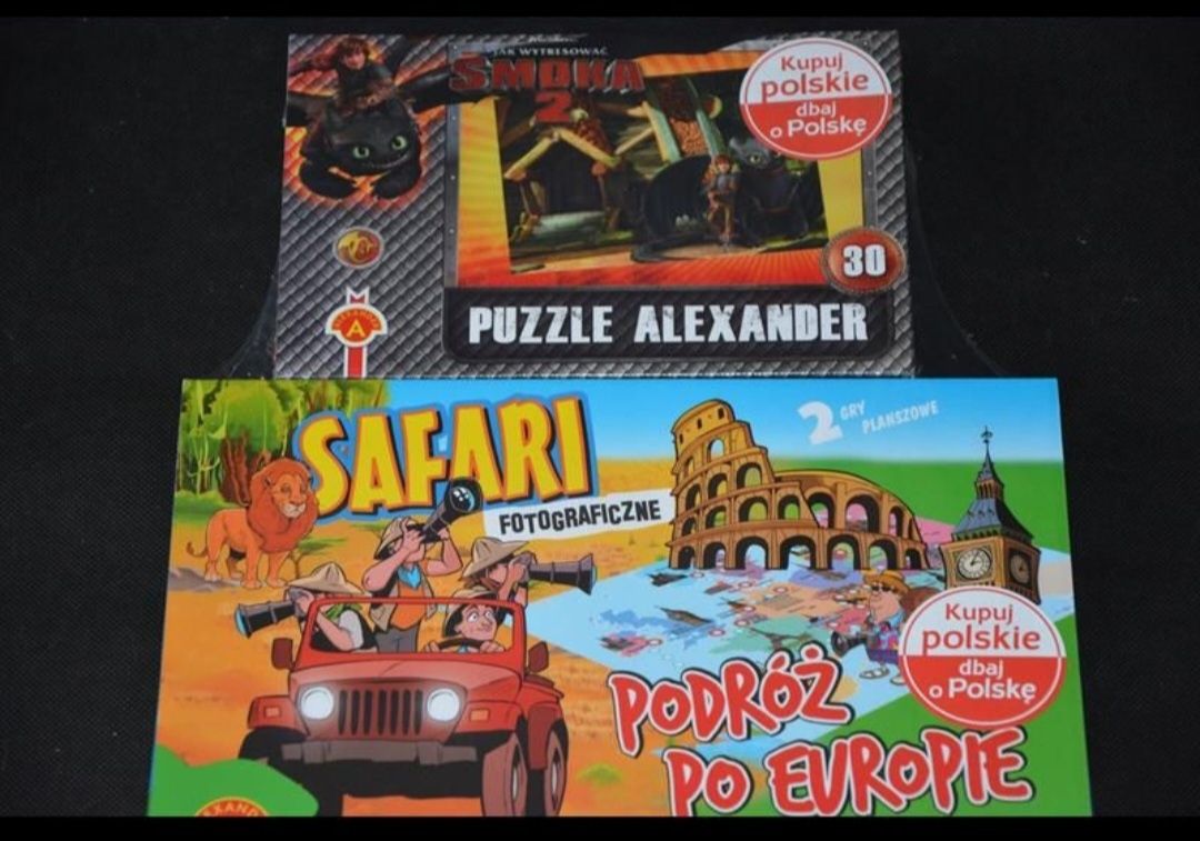 NOWE WARCABY i gratis puzzle jak wytresować smoka 2 60el Alexander