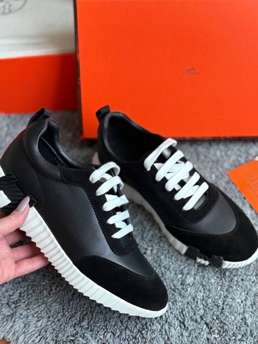 Трендові кросівки Hermes із натуральноі шкіри