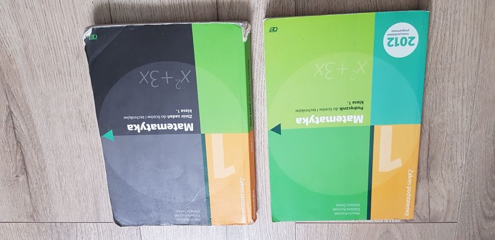 Podręczniki z matematyki liceum 1.2.3