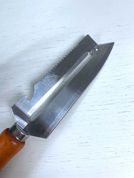 Obieraczka TASAK ze stali, Ostry Nóż do Szatkowania Kapusty 23 cm