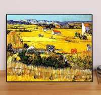 Алмазная картина "Золотое пшеничное поле"30*40 см