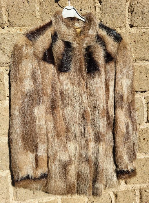 Krótkie futro naturalne - vintage