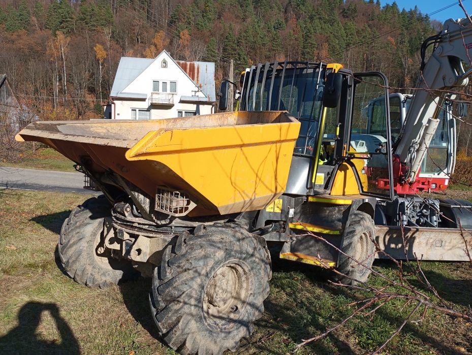 Wozidło mecalac 6mdx, wozidło z kabiną, wozidło obrotowe 6t, 580 mth